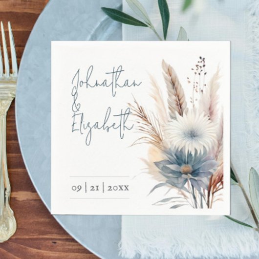 Winter Boho Floral Wedding | Wit Servet