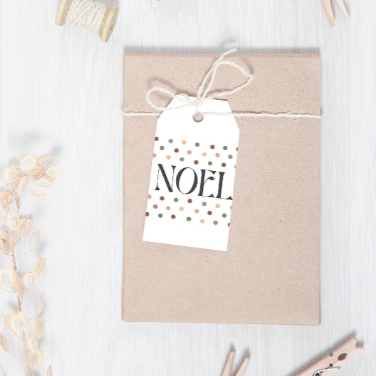 Winter Boho Noel Stippen Kerst Cadeaulabel