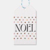 Winter Boho Noel Stippen Kerst Cadeaulabel (Voorkant)