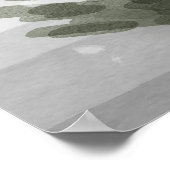 Winter Boho Woodland Baby Shower Poster Sign (Hoek)