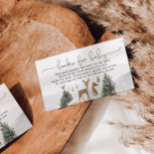 Winter Boho Woodland boeken voor Enclosure Kaart