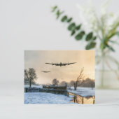 Winter Bombers Briefkaart (Staand voorkant)