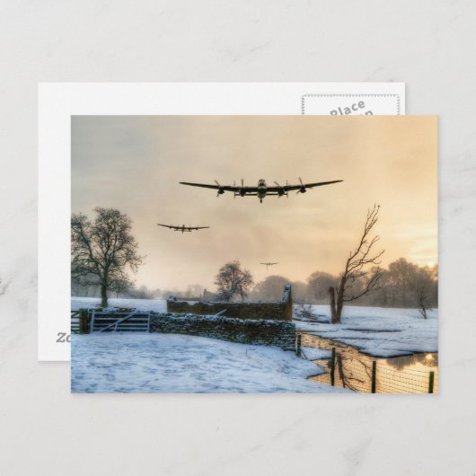 Winter Bombers Briefkaart (Voorkant / Achterkant)