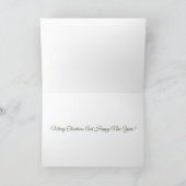 Winter, boodschap van de hopkaart / Kerstmis & nie Kaart (Binnen)