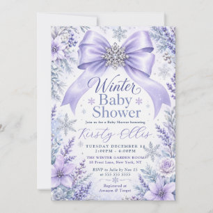 Winter Boog Baby Shower Kaart