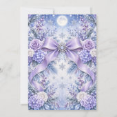 Winter Boog Babyshower Kaart (Achterkant)
