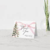 Winter Boog Bedankkaart (Voorkant)