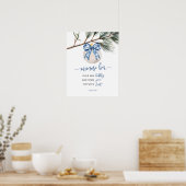 Winter Boog Chinoiserie Mimosa Bar Poster (Keuken)
