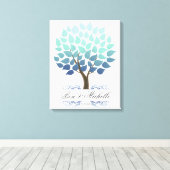 Winter Boom -50 Handtekening Canvas Gastboek (Insitu (Houten vloer))