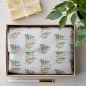 Winter Boom achtergrond Tissuepapier (Geschenk)