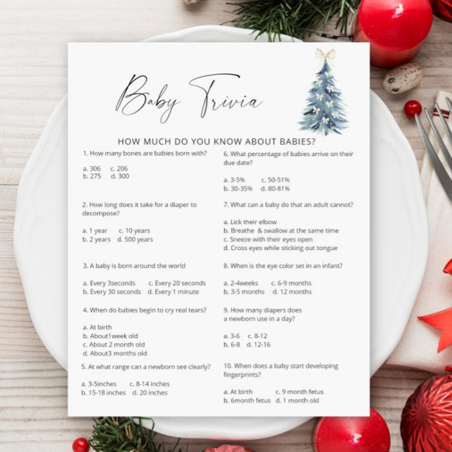Winter Boom Baby Trivia | Baby Shower Spel (Creator heeft geüpload)