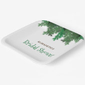 Winter Boom Bruidsmeisjesfeest Papieren Bordje (Gebogen)