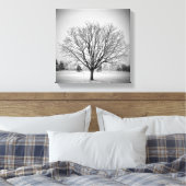 Winter Boom Opgespannen Canvasprint Canvas Afdruk (Insitu (Slaapkamer))