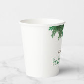 Winter Boomtakken Bruidsmeisjesfeest Papieren Bekers (Rechts)