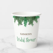 Winter Boomtakken Bruidsmeisjesfeest Papieren Bekers (Voorkant)