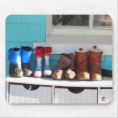 Winter Boots All in a Row - Martha's Vineyard Muismat (Voorkant)