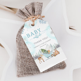 Winter Bos Baby Het Is Koud Buiten Baby Shower Cadeaulabel