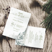 Winter Bos Baby het is koud buiten babyshower Kaart