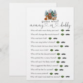 Winter Bos Baby Shower Raad Wie Spel (Voorkant / Achterkant)