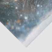 Winter Bos Baby Vos Knutsel Decoupage Tissuepapier (Detail)