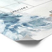 Winter bos genderneutraal Raad de Vervaldatum Poster (Hoek)