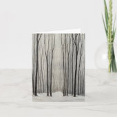 Winter Bos  Kaart (Voorkant)