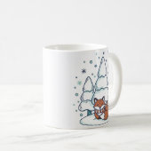 Winter Bos Keramische Mok (330ml) (Voorkant rechts)
