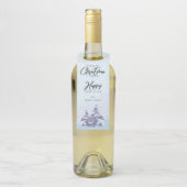 Winter Bos Kerstfles Hanger Label 🎁 (Op fles)