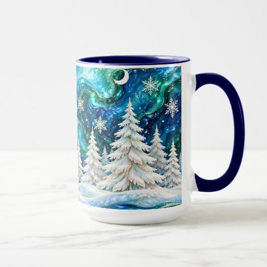 Winter Bos Kerstmok Mok (Rechts)