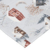 Winter Bos Patroon Tafelkleed (Gekanteld)