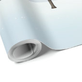 Winter bos patroon Wrapping Papier (Rol Hoek)