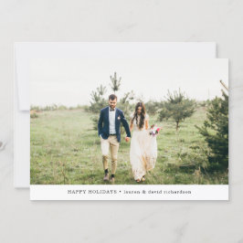 Winter Bos | Prettig Nieuwjaar Foto Feestdagenkaart