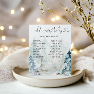 Winter bos script Oude vrouwen Tales Poster
