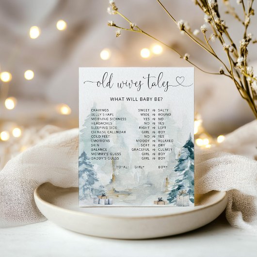 Winter bos script Oude vrouwen Tales Poster