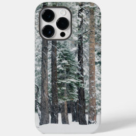 Winter Bos Sneeuw Bomen  Case-Mate iPhone 14 Pro Max Hoesje
