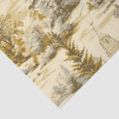 Winter Bos Toile de Jouy Patroon (4) Tissuepapier (Detail)