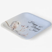 Winter Bos Waterverf Papier Bord (Gebogen)