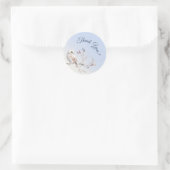 Winter Bos Waterverf Sticker (Tas)