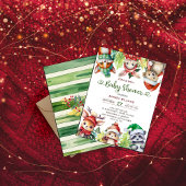 Winter Bosdieren Baby Shower Kaart