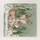 Winter Boseland Herten Legpuzzel (Horizontaal)