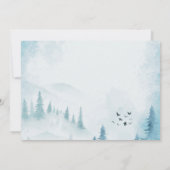 Winter Bosem Lichtslingers,RSVP Kaart (Achterkant)