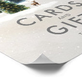 Winter Bosfeest Kaarten en Cadeaus Poster Bord (Hoek)