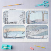 Winter Bosland Ephemera Serie Ontwerp 10 Tissuepapier (Craft)