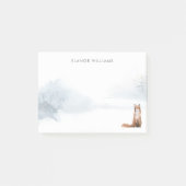 Winter Boslandschap Vos Post-it® Notes (Voorkant)