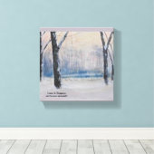 "WINTER-BOSSEN" CANVAS AFDRUK (Insitu (Houten vloer))
