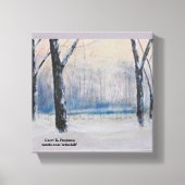 "WINTER-BOSSEN" CANVAS AFDRUK (Voorkant)
