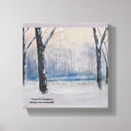 "WINTER-BOSSEN" CANVAS AFDRUK