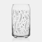 Winter Botanical Can Glass Blikvorm Glas (Links)