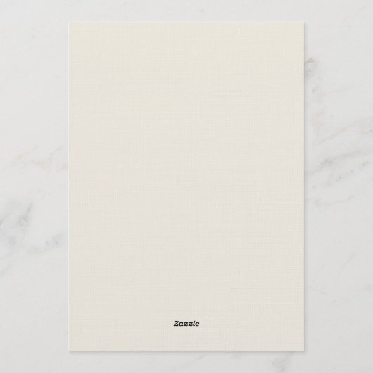 Winter Botanical Christmas Dinner Party Kaart (Achterkant)