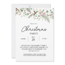 Winter Botanical Christmas Party